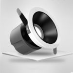 Spot LED COB à encastré, angle réglable, anti-éblouissement, intensité réglable, 6/9/12W