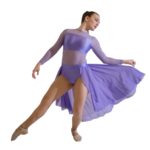 Robe longue de danse pour femme, Léotard, lyrique, 10 coloris – Image 4