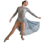 Robe longue de danse pour femme, Léotard, lyrique, 10 coloris – Image 5