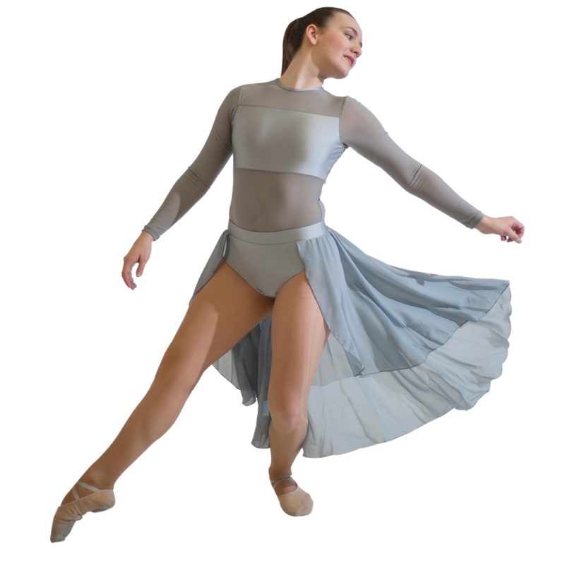Robe longue de danse pour femme, Léotard, lyrique, 10 coloris – Image 5