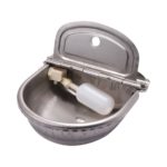 Abreuvoir automatique à flotteur en acier inoxydable pour animaux
