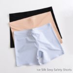 Lot de 3 boxers en soie glacée pour femme, sans couture, sous-jupe – Image 4