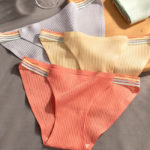 Lot de 3 culottes en coton à ceinture arc-en-ciel, taille basse – Image 6