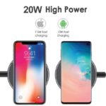 Station de charge rapide sans fil pour iPhone 11 X XR XS 8, Samsung, Xiaomi, Huawei, OPPO – Image 2