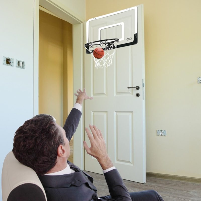 101157-iwyuow.jpg Kit de panier de Basket-Ball suspendu, avec ballon et pompe, extérieur ou intérieur – Image 3