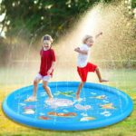 Jeu d'arrosage d'eau amusant d'extérieur, gonflables, tapis de pulvérisation d'eau de cour – Image 5