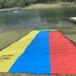 Kit de glissière d'eau, triple piste glissante de 4,80 m, matériau durable, bodyboards inclus – Image 5