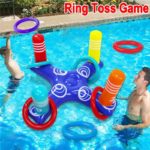 Anneau de piscine gonflable, jeu de lancer, virole, interactif, extérieur