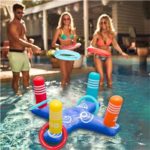 Anneau de piscine gonflable, jeu de lancer, virole, interactif, extérieur – Image 3