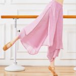 Pantalon de danse classique, tenue ample à jambes larges, 2 couches – Image 5