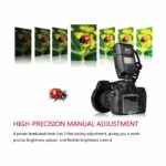 Flash Speedlite GN14, anneau lumineux, pour Nikon D80, D300S, D600, D700, D800, D800E, D3000, D3100, D3400, D5000, D5100, D7000 – Image 4