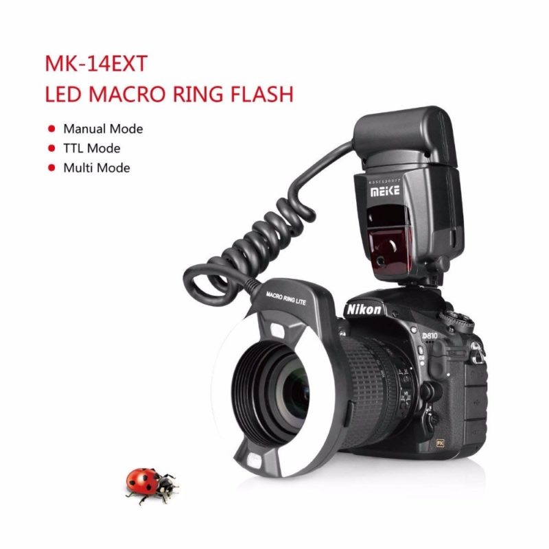 Flash Speedlite GN14, anneau lumineux, pour Nikon D80, D300S, D600, D700, D800, D800E, D3000, D3100, D3400, D5000, D5100, D7000 – Image 3