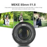 Objectif de Portrait, 85mm F/1.8, cadre complet autofocus, pour Canon EOS EF, appareil photo numérique SLR – Image 2