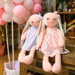 Peluche lapin à longues oreilles avec robe, 35 à 55 cm – Image 4