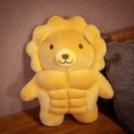 Peluche ours, cochon et lion musclé, 30 cm – Image 5
