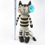 Peluche chat kawaii, petit animal doux, 45 cm – Image 4