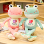 Peluche grenouille douce et mignonne à longues pattes, de 35 à 50 cm – Image 5