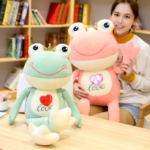 Peluche grenouille douce et mignonne à longues pattes, de 35 à 50 cm – Image 2