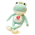 Peluche grenouille douce et mignonne à longues pattes, de 35 à 50 cm