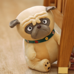 Peluche chien Carlin, dessin animé, de 25 à 45 cm – Image 5