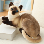 Peluche chat réaliste et doux, 26 à 40 cm – Image 4
