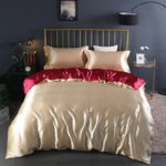Ensemble 4 pièces 100% satin de soie, housse de couette, drap-housse et taies d'oreiller – Image 3