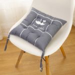 Lot de 4 coussins de chaise, épais, confortable et doux, 40x40 cm – Image 6