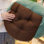 Coussin de chaise en peluche avec couronne, confortable, antidérapant, support lombaire – Image 6