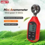 Anémomètre numérique portable, mesure de la vitesse du vent, testeur de température, affichage LCD – Image 3