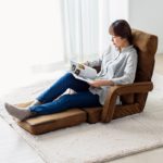 Fauteuil-lit pliable et réglable avec accoudoirs, idéal pour le salon ou la chambre à coucher – Image 5