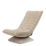 Fauteuil à bascule pivotant à 360 degrés, angle réglable, pliante, design ergonomique – Image 9