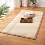 Tapis de sol en bambou, rectangulaire, respirant, antidérapant et lavable, fait main – Image 7