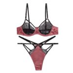 Ensemble de lingerie, soutien-gorge et string, Push-Up, en dentelle – Image 9