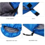 Sac de couchage ultraléger pour enfant et adulte, 1kg, 3 saisons, avec sac – Image 5