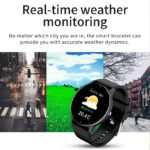 Montre de sport connectée, moniteur d'activité physique, bracelet avec boîtier, étanche IP67 – Image 7
