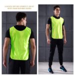Lot de 12 maillots de sport en équipe pour enfant et adulte, séchage rapide – Image 3