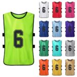 Lot de 12 maillots de sport en équipe pour enfant et adulte, séchage rapide – Image 4