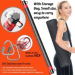 Kit de barre de résistance, exercices de musculation, Squat, Pilates – Image 2