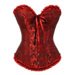 Corset en dentelle avec fermeture éclair, mode victorienne, grande taille – Image 3
