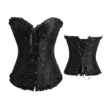 Corset en dentelle avec fermeture éclair, mode victorienne, grande taille – Image 6