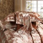 Ensemble 3 pièces, housse de couette Jacquard et taies d'oreiller, satinées – Image 5