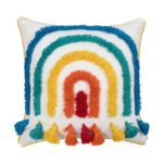 Housse de coussin colorés en coton, de style berbère, 45x45cm, 30x50cm – Image 3