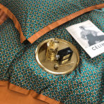 Ensemble 4 pièces en coton égyptien imprimé, housse de couette, drap de lit et taies d'oreiller – Image 3