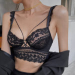 Ensemble de lingerie, soutien-gorge en dentelle, culotte transparente – Image 4