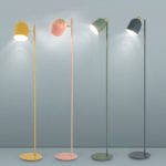 Lampadaire LED en fer forgé, minimaliste, 155 cm – Image 2