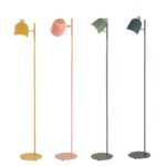 Lampadaire LED en fer forgé, minimaliste, 155 cm