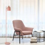 Lampadaire LED en fer forgé, minimaliste, 155 cm – Image 4