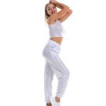 Ensemble deux pièces pour Pole dance, holographique, haut court métallique – Image 8