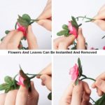 Guirlande de roses artificielles, arc adapté au jardin, 250 cm – Image 4