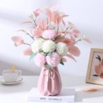 Bouquet d'anémones artificielles en soie, de style nordique – Image 4